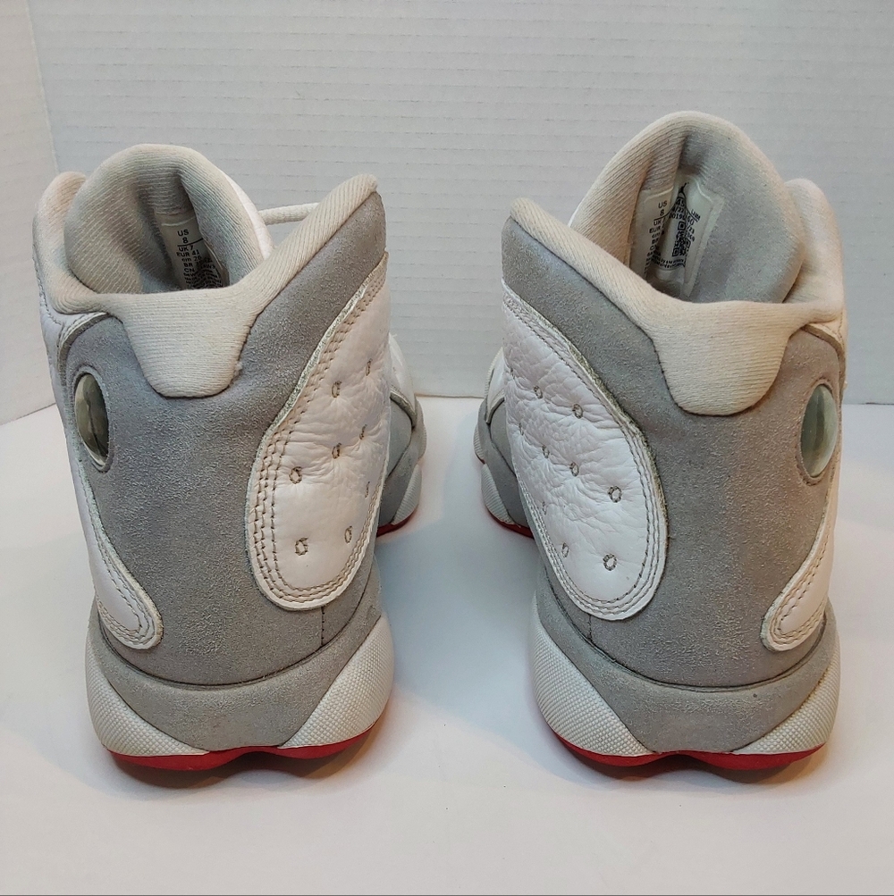 JORDAN 13 RETRO WOLF GREY 8M PRE-OWNED - Picture 3 of 5
